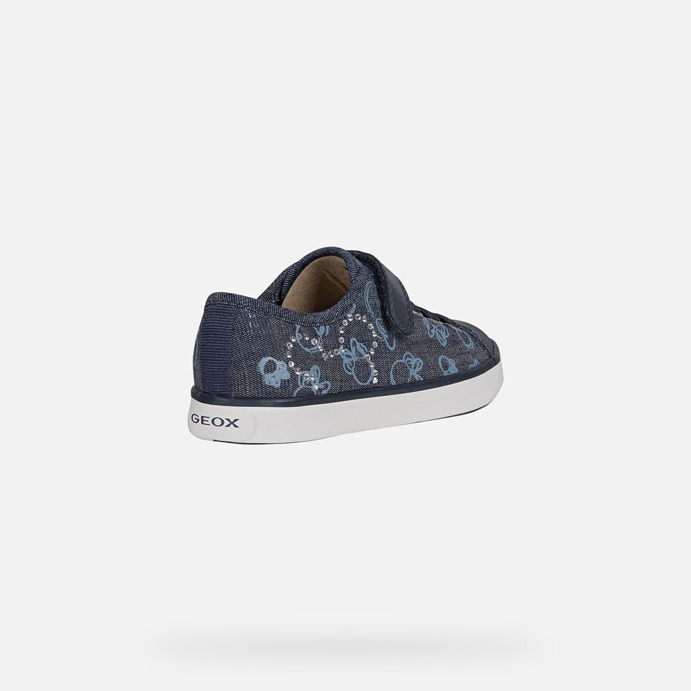 Geox Sneakers Dark Blue Ciak - Geox Girls Shoes - LZHNGW072